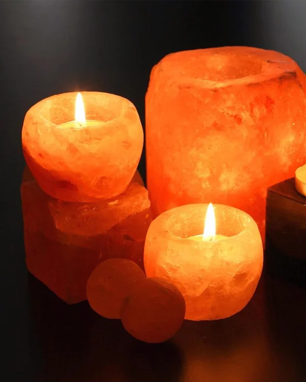 Salt Candle Holders